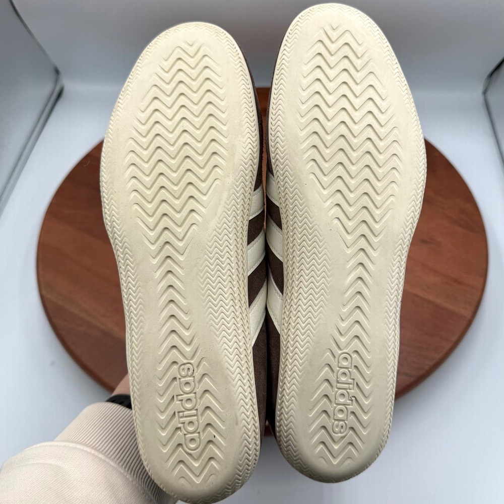 Adidas Grand Court Lo Sneakers Women 9 Brown Earth Strata Off White JQ7226 Retro - Picture 10 of 12